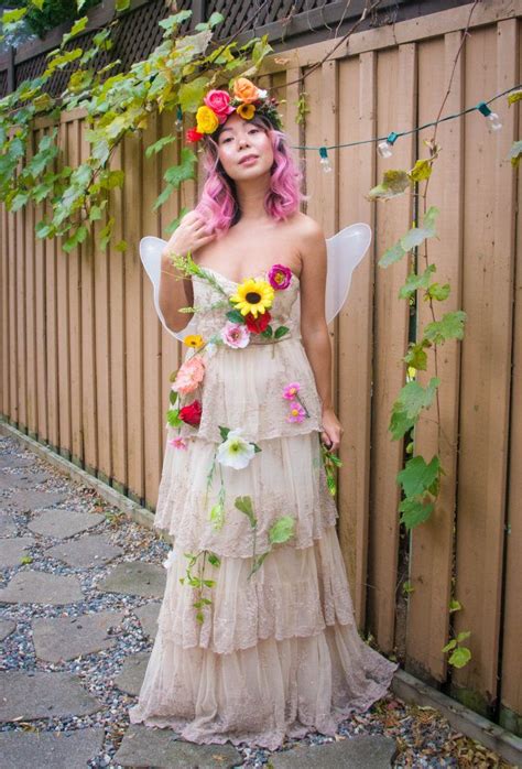 diy flower fairy costume|adult woodland fairy costume.